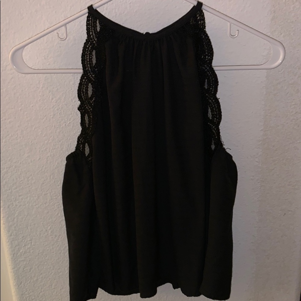 Kendall & Kylie Halter Lace Top